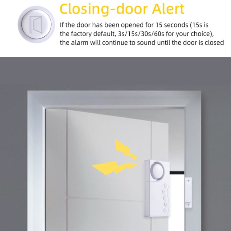 4 in 1 Door Magnet Refrigerator Delayed Door Closing Bell Anti-theft Alarm (3V) 4 in 1 Door Magnet Refrigerator Delayed Door Closing Bell Anti-theft Alarm (3V)
